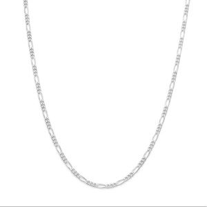NWT Melanie Auld Thin Figaro Silver Chain
